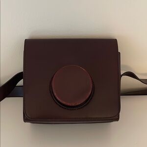 Brown Leather Crossbody Bag